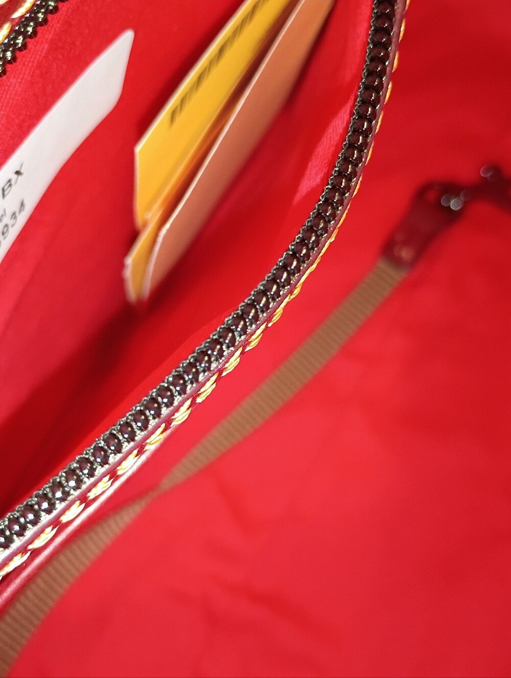 Dooney domed Florentine satchel in Bordeaux - Picture 15 of 17